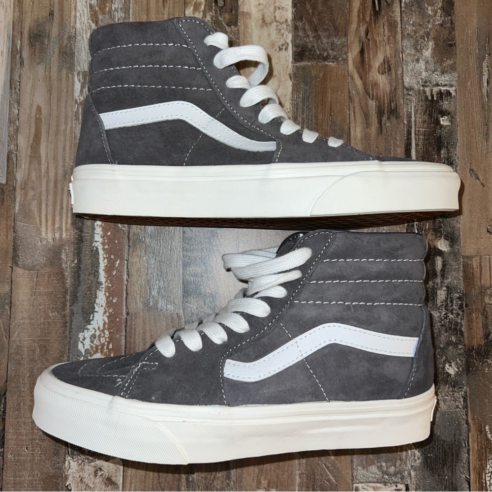 Gray Platform Vans - image 6